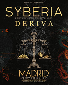 SYBERIA
presenta "Statementon Death"
+ DERIVA 
DOMINGO 30 de OCTUBRE. 20h. 