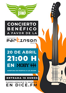 THE LOITTE BAND Concierto en beneficio de Asociación Parkinson Madrid
JUEVES 20 de ABRIL. 20:30h.