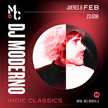 MOBY CLUBBING:
DJ MODERNO · Indie Classics	


