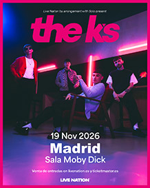 THE K'S
JUEVES 19 de NOVIEMBRE. 21h.